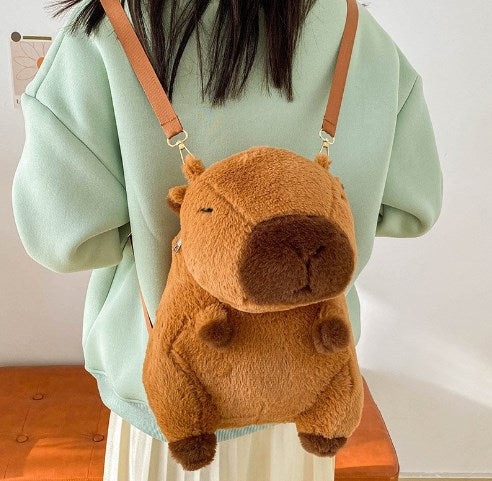 Bolsa de pelúcia Kawaii Capibala