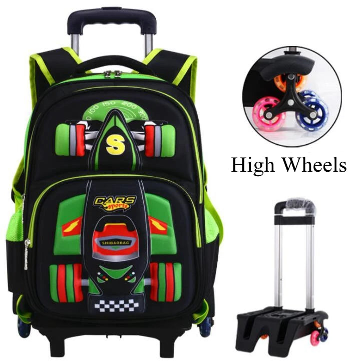 Adventure School Backpack on Wheels - 2 or 6 Wheels 