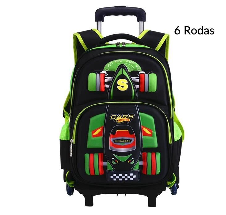 Adventure School Backpack on Wheels - 2 or 6 Wheels 