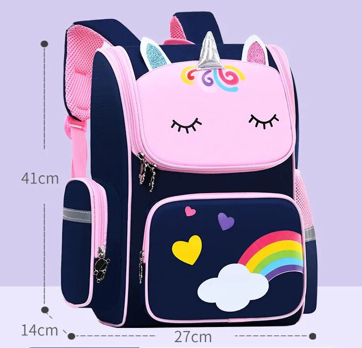 Unicorn School Backpack with Rainbow (Super Resistant) 