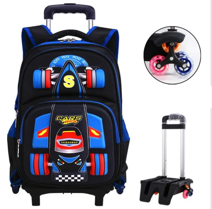 Adventure School Backpack on Wheels - 2 or 6 Wheels 