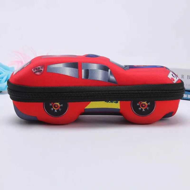 3D Cars Pencil Case for Kids - Spacious and Durable