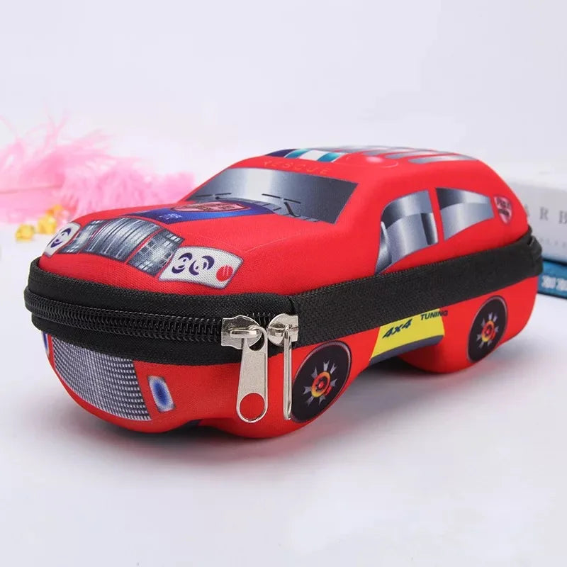 3D Cars Pencil Case for Kids - Spacious and Durable