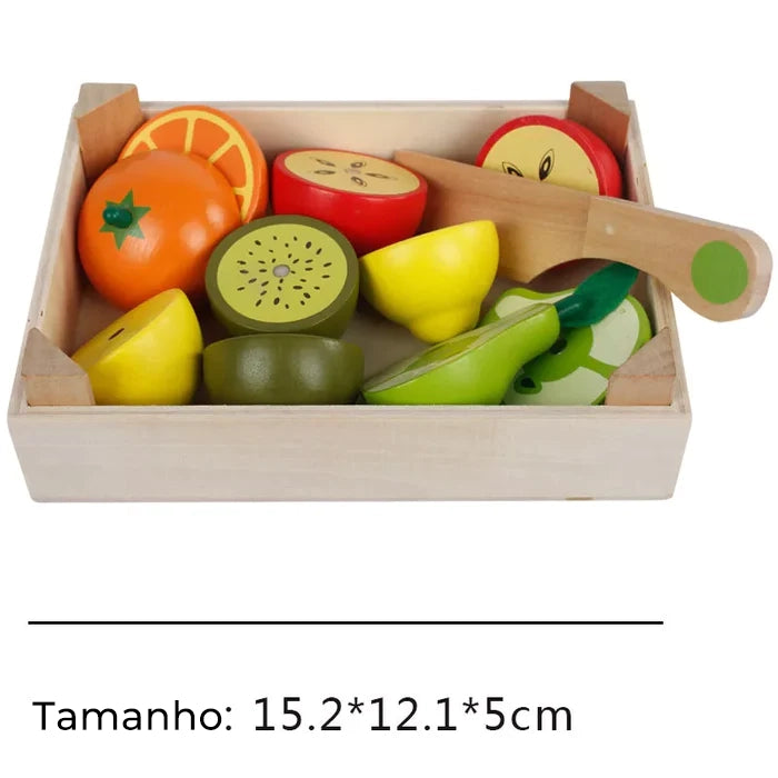 Wooden Fruit Set Educational Toy 