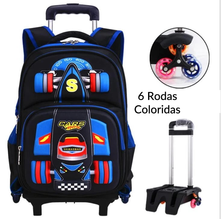 Adventure School Backpack on Wheels - 2 or 6 Wheels 