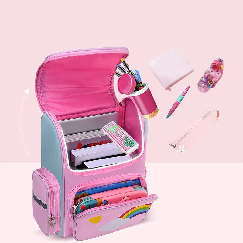 Unicorn School Backpack with Rainbow (Super Resistant) 