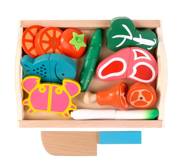 Wooden Fruit Set Educational Toy 