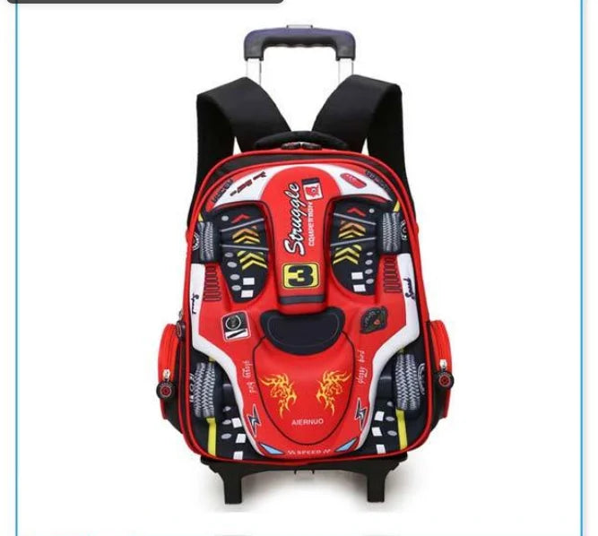 Backpack with 2 or 6 wheels 3D Radical Car