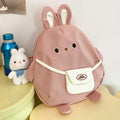 Kawaii Backpack with Bunny Pendant Waterproof