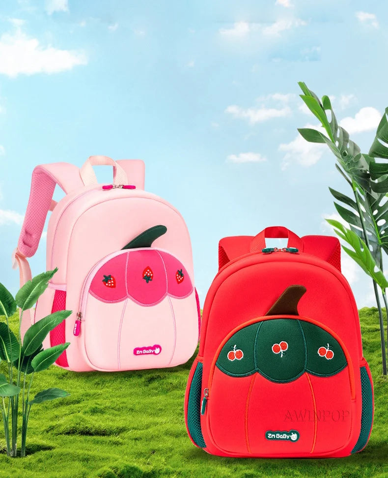 Kawaii Fruit Backpack 🍓 Neoprene 