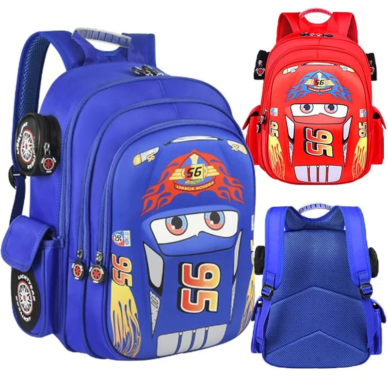 3D Cars Backpack - 3 to 12 years old