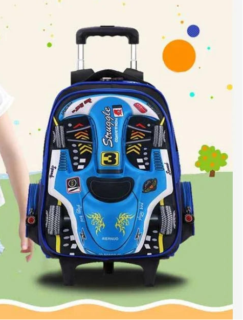 Backpack with 2 or 6 wheels 3D Radical Car