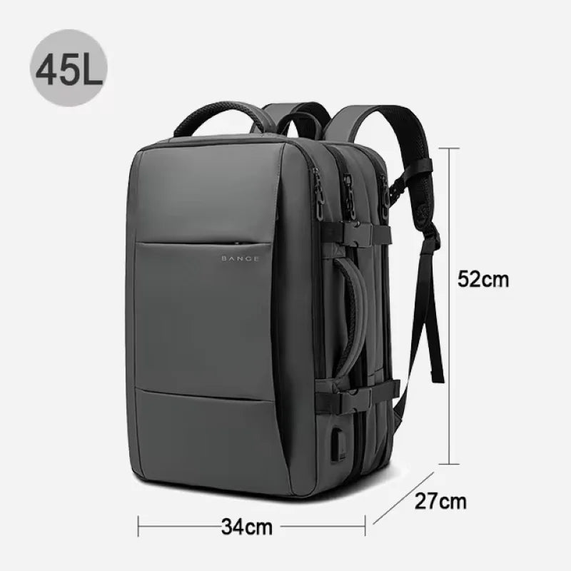 Black Portal Expandable Backpack