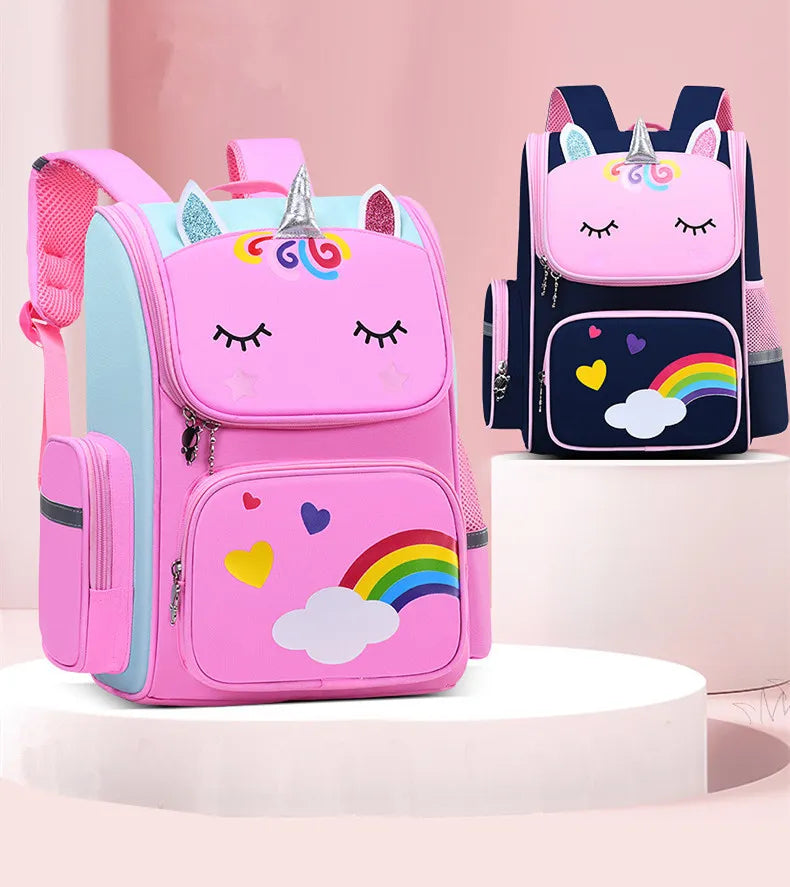 Unicorn School Backpack with Rainbow (Super Resistant) 