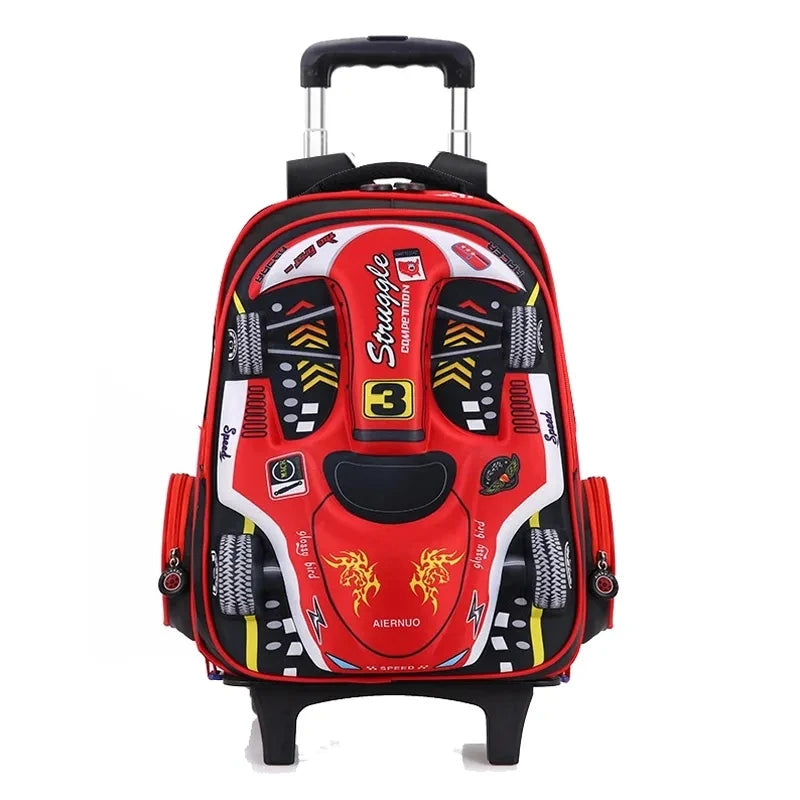 Backpack with 2 or 6 wheels 3D Radical Car