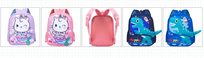 Children's Backpack with Animals for Boys and Girls