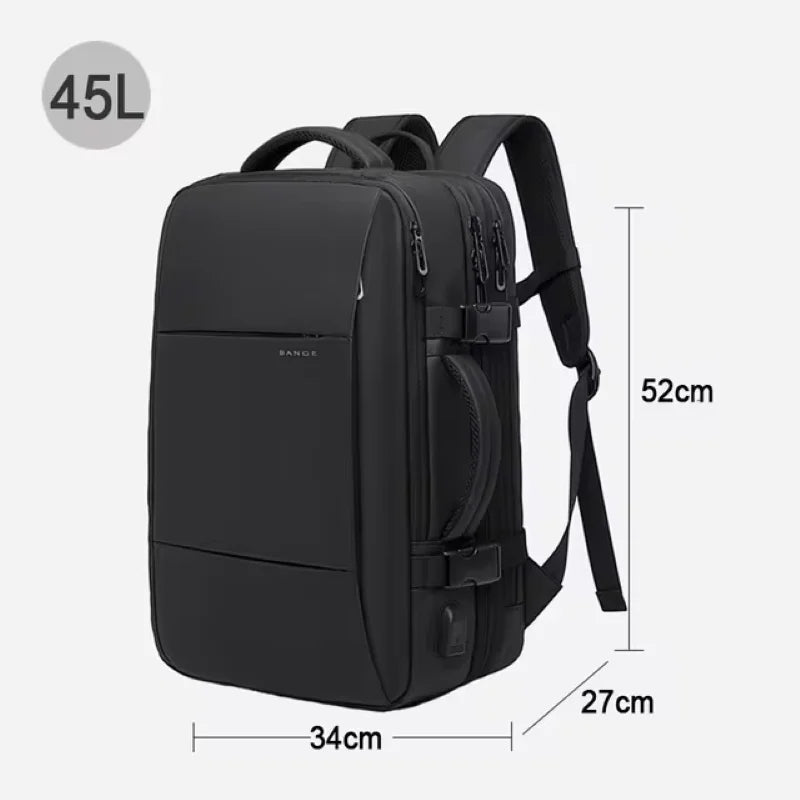 Black Portal Expandable Backpack