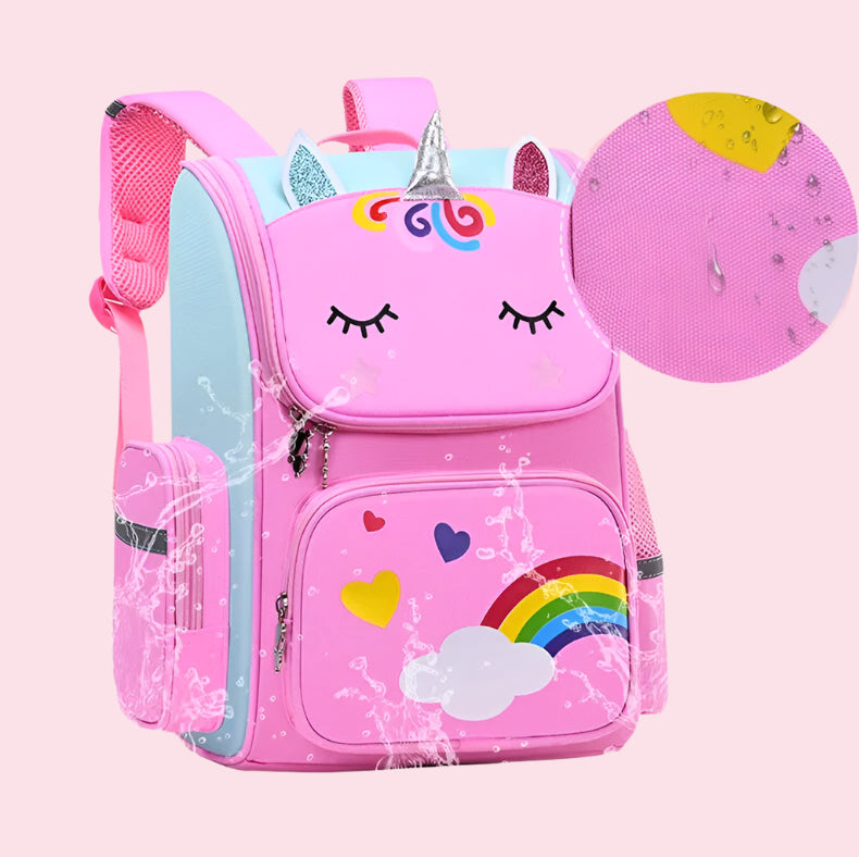 Unicorn School Backpack with Rainbow (Super Resistant) 