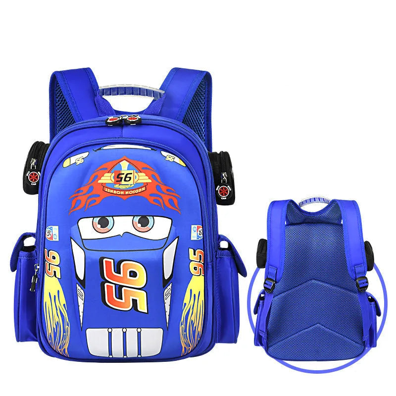 3D Cars Backpack - 3 to 12 years old