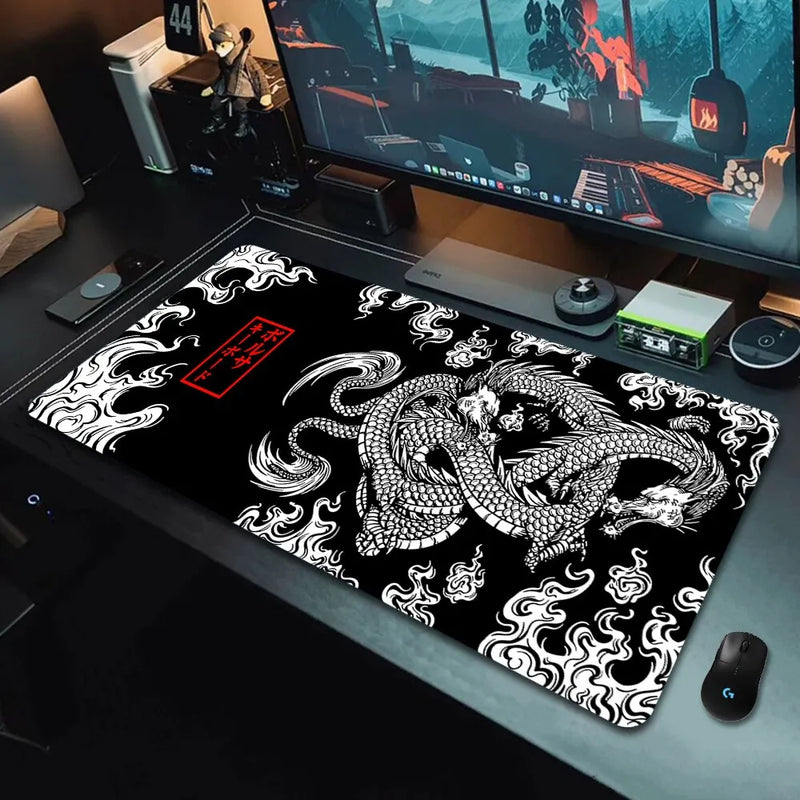 Japanese Dragon Gamer Mousepad - XXL