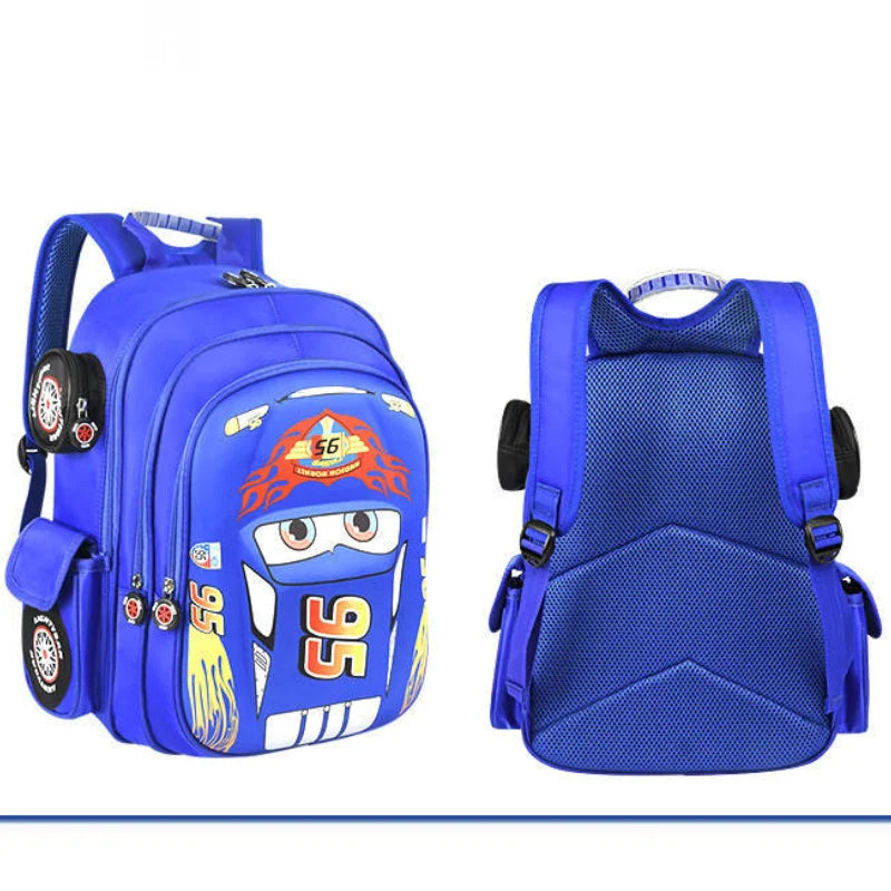 3D Cars Backpack - 3 to 12 years old