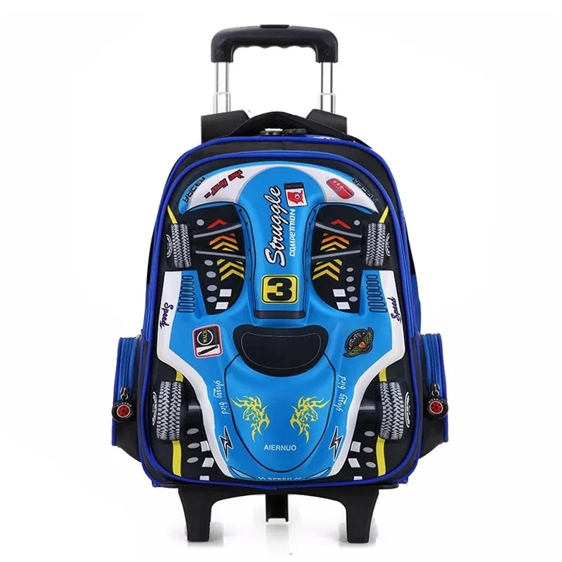 Backpack with 2 or 6 wheels 3D Radical Car