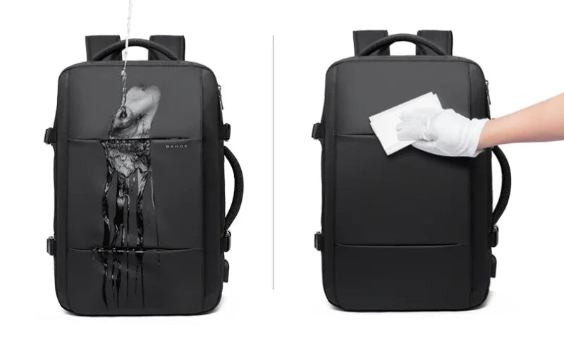 Black Portal Expandable Backpack