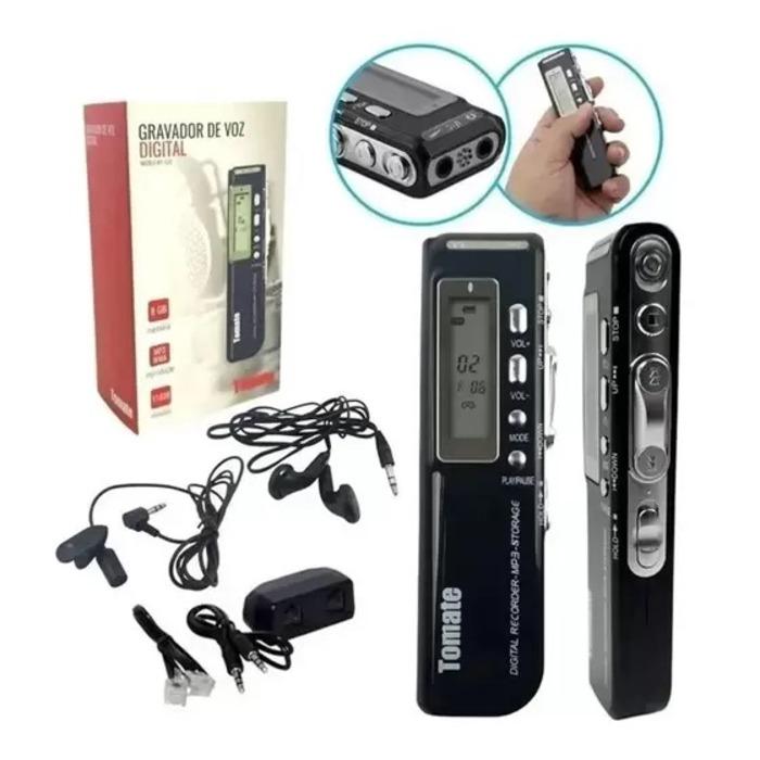 Digital Voice Recorder 8gb Mp3 Usb - High Sensitivity