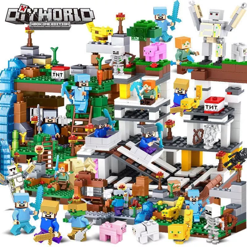 Minecraft Building Blocks - Spark your Imagination with the Minecraft Jungle Kit: up to 1500 Pieces and Infinite Possibilities!