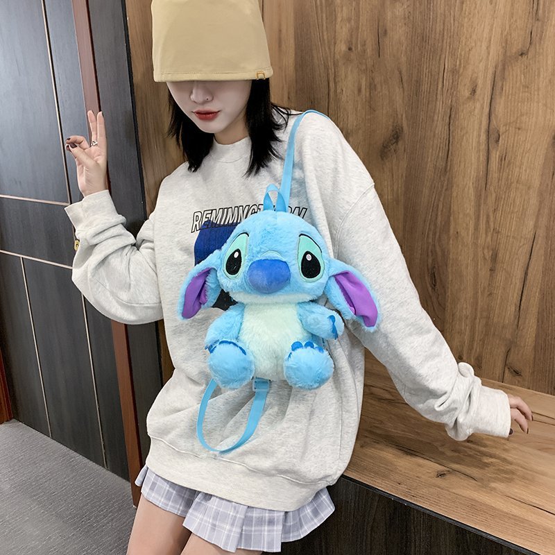 Stitch Plush Backpack 32cm - Lilo &amp; Stitch Kawaii